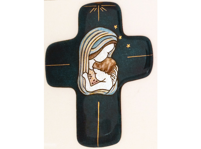 Maris stella 11,3X8,3cm - EMAUX DU LIBAN