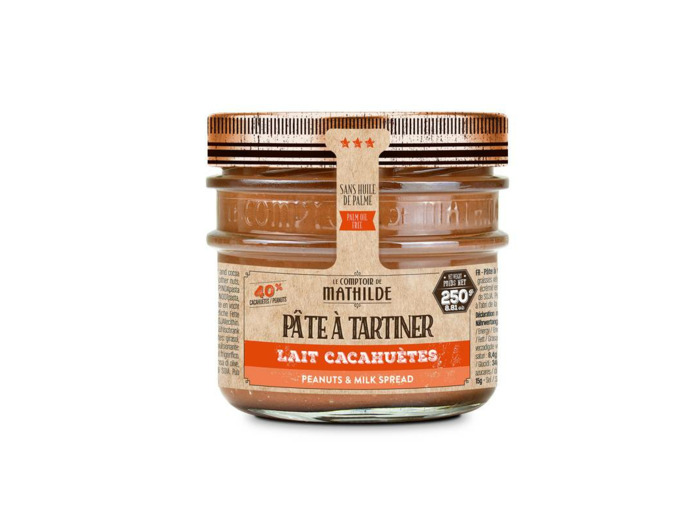 Pâte à tartiner Lait Cacahuètes 250G