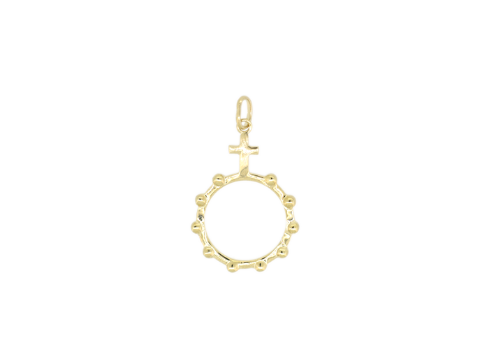 Pendentif en Plaqué Or - DIZAINIER 30mm