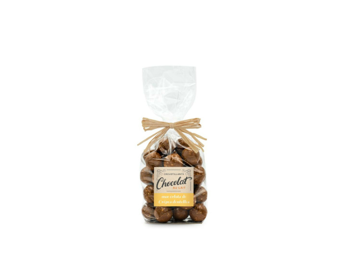 Perles Eclats de Crêpes Dentelles Chocolat Lait 160G