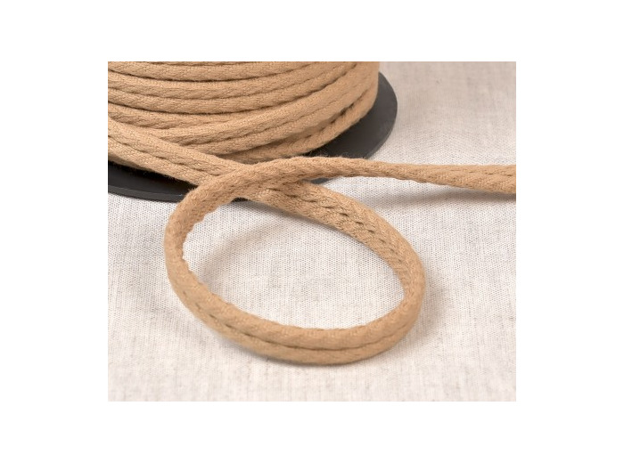 Double passepoil chevron 550 Ecru C41 10mm 100% coton le mètre