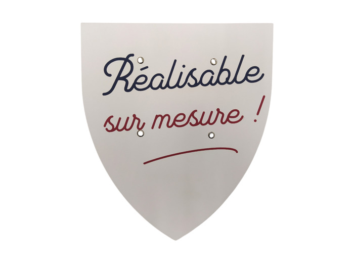 L'écu sur mesure !