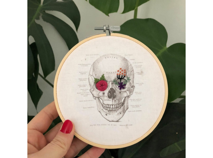 Broderie - SKULL #5