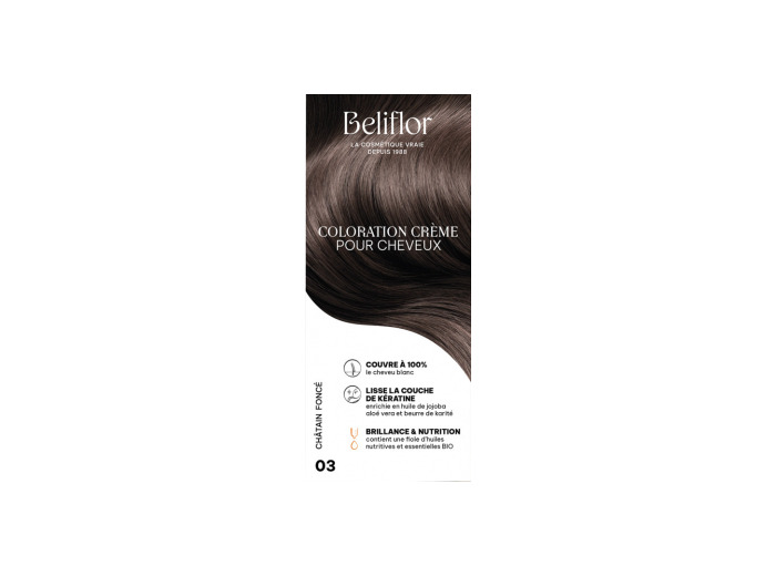 Coloration Crème pour Cheveux 03 Châtain Foncé