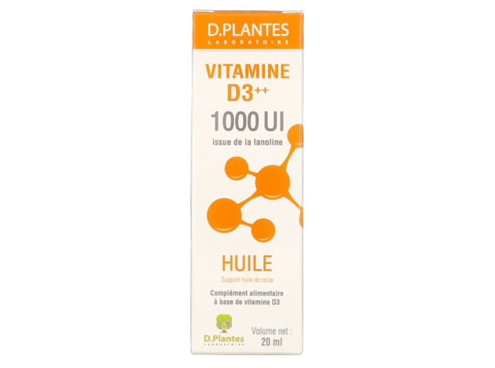 Vitamine D3 1000UI Issue de Lanoline 20ml