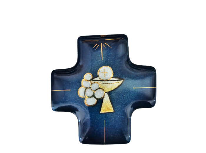 Calice et Hosties 7,7X8cm - EMAUX DU LIBAN