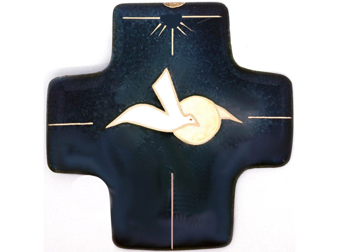Aube nouvelle 7,7X8cm - EMAUX DU LIBAN