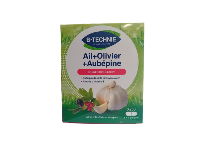 Tensifit-Ail+Olivier+Aubépine-80 capsules-B-Technie
