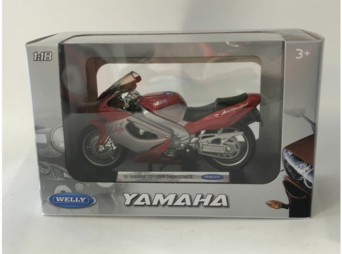 YAMAHA YZF1000R THUNDERACE 2001 1/18 WELLY BOITE NEUVE