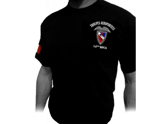 T-SHIRT 14ème RPCS (Régiment Parachutistes de Commandement et de Soutien)