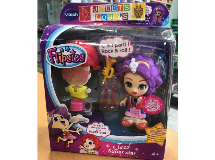 FLIPSIES FIGURINE JAZZ SUPER STAR de chez VTECH BOITE NEUVE