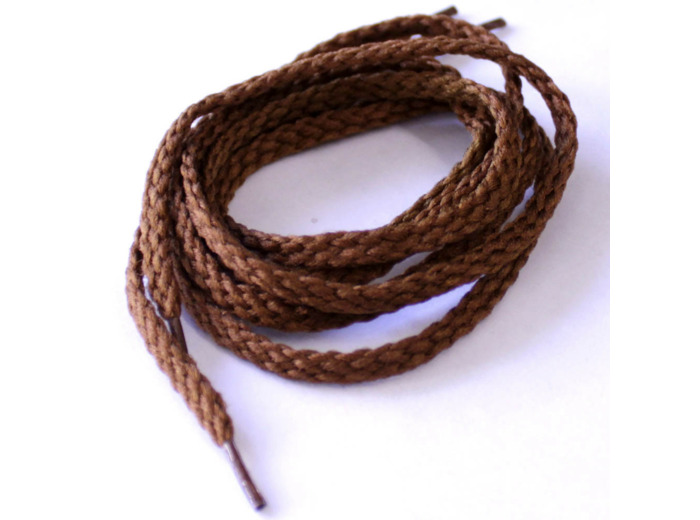 Lacets 70 cm ocre orange