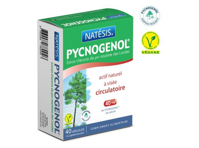 Pycnogenol Actif Naturel à Visée Circulatoire 40 gélules