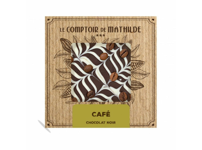 Tablette Café Crème - Chocolat noir - 80G