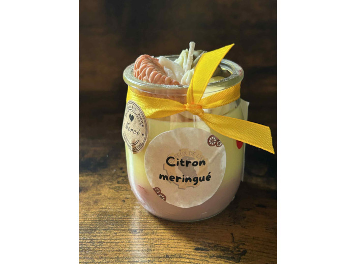 Le Secret Sucré : Bougie Citron Meringué
