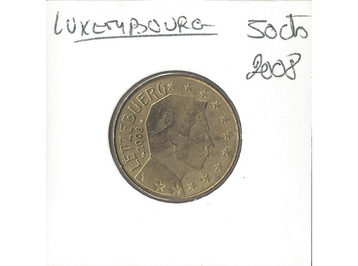 Luxembourg 2008 50 CENTIMES SUP