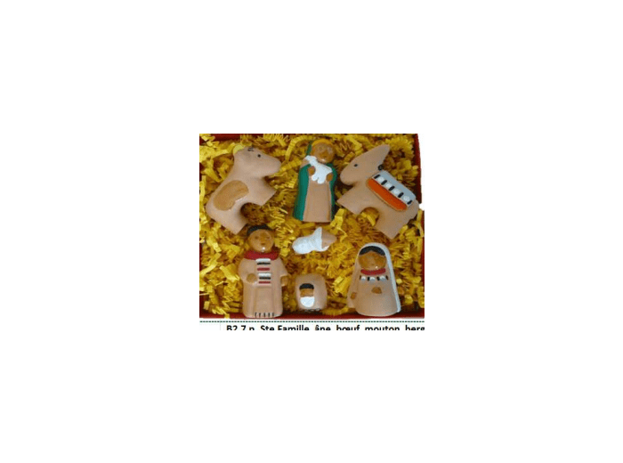Santons NATIVITE 7 PIECES