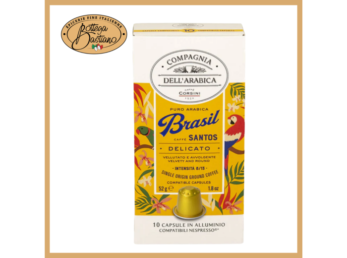 Café Brasil 100% Arabica 10 Capsules 52G