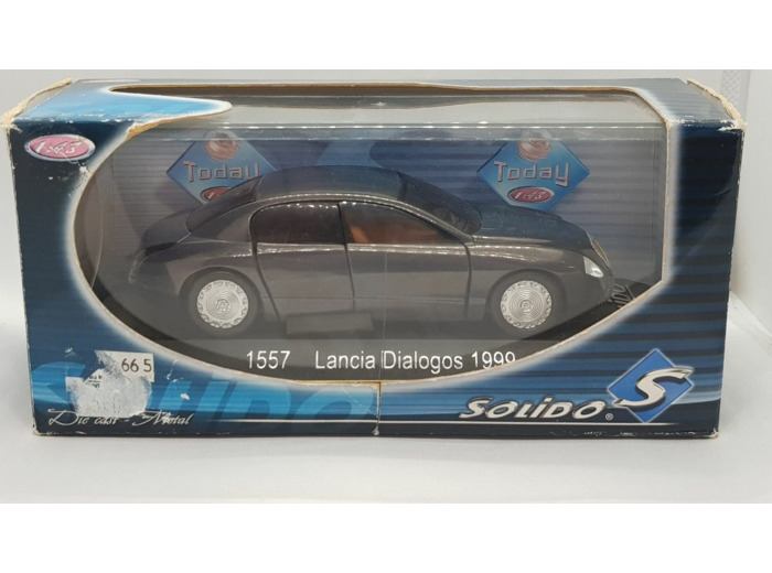 LANCIA DIALOGOS 1999 GRISE SOLIDO 1/43 BOITE D'ORIGINE