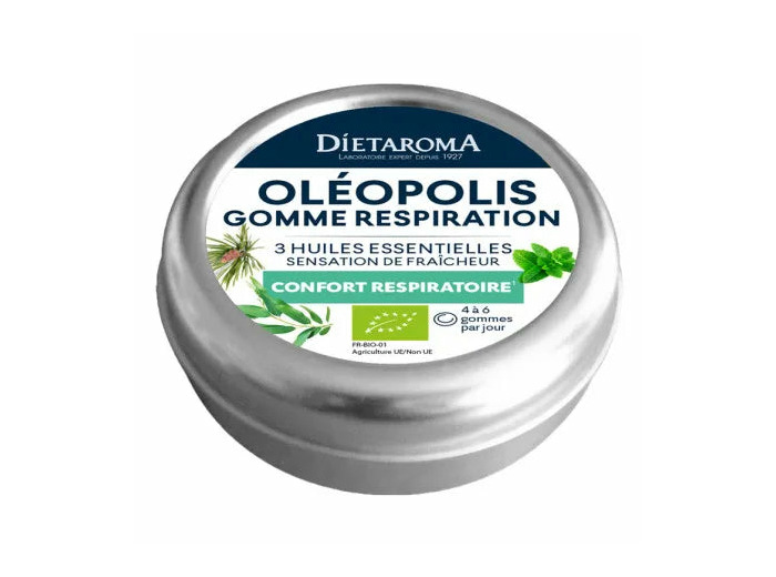 Oléopolis Gommes Respiration Bio-45g-Diétaroma