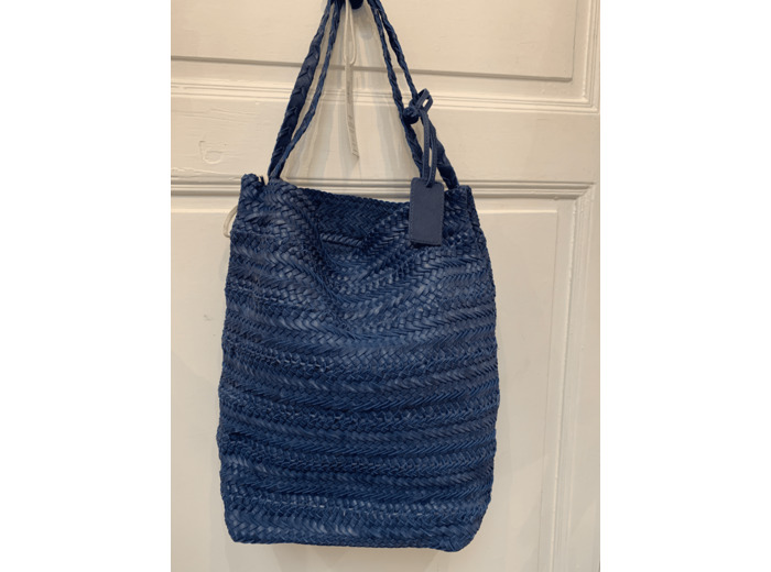 Sac tressé en cuir Biba
