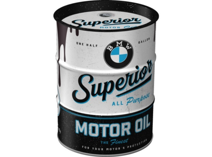 Tirelire Fût - BMW Motor Oil - Nostalgic Art