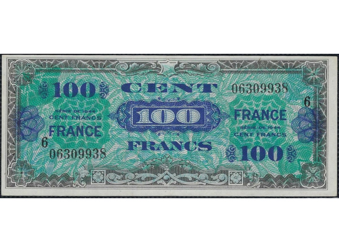 FRANCE 100 FRANCS FRANCE Type 1945 SERIE 6 SUP 938