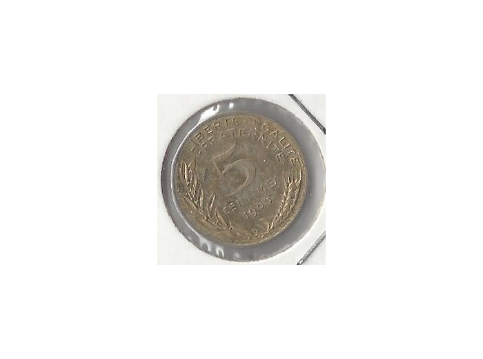 FRANCE 5 CENTIMES LAGRIFFOUL 1966 TTB+