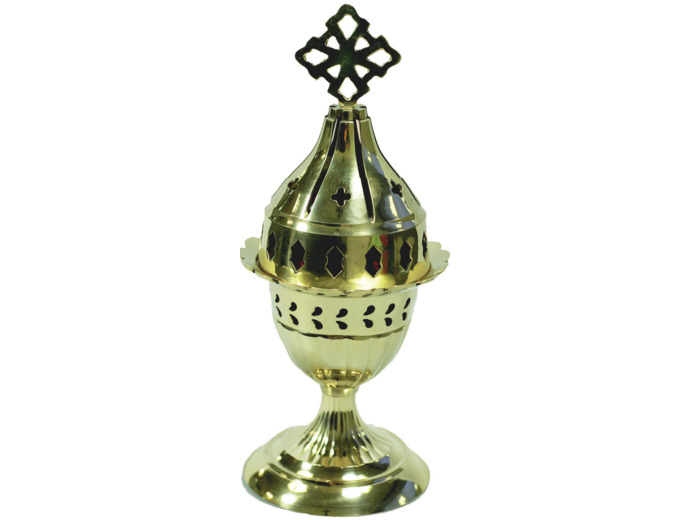 Lampe  à Huile en Bronze 22cm