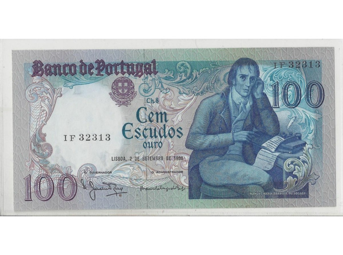 PORTUGAL 100 ESCUDOS 02 09 1980 Serie IF NEUF