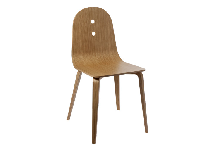 Chaise bois HELINA Chêne naturel