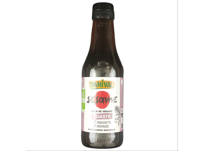 Huile Sésame Toasté 250mL Bio