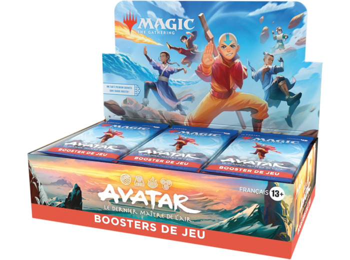 Magic : The Gathering - Display de 30 Booster de jeu Avatar, Le Dernier Maitre de L'air - VF