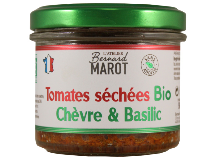Tomates Séchées Bio Chèvre & Basilic