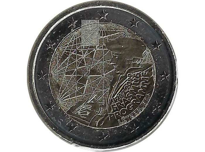LUXEMBOURG 2022 2 EURO COMMEMORATIVE ERASMUS SUP