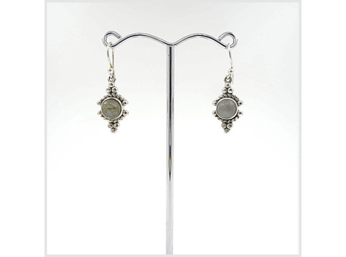 Boucles d'oreilles Labradorite