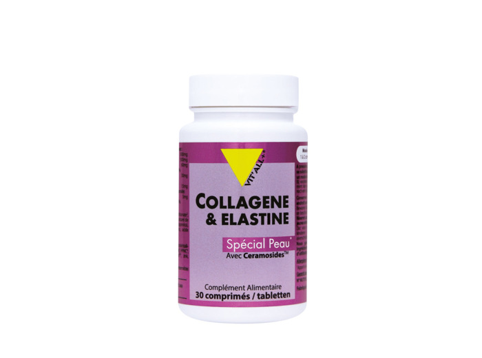 Collagène et Elastine-30 comprimés-Vit'all+