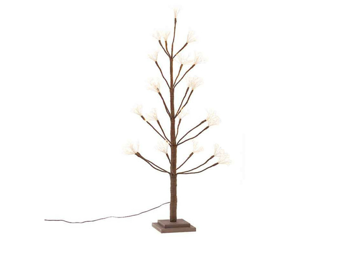 Arbre lumineux à LED marron 40x90x40cm