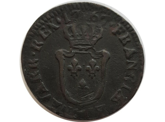 LOUIS XV (1715-1774) DEMI SOL D'AIX 1767 & (AIX) TB