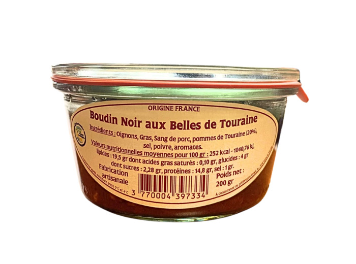 Boudin noir aux Belles de Touraine