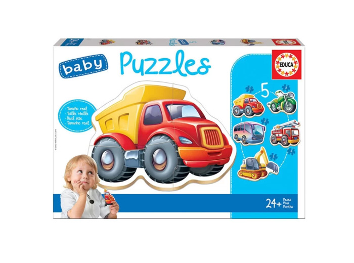 Educa - Puzzle pour Enfants - Véhicules (14866)