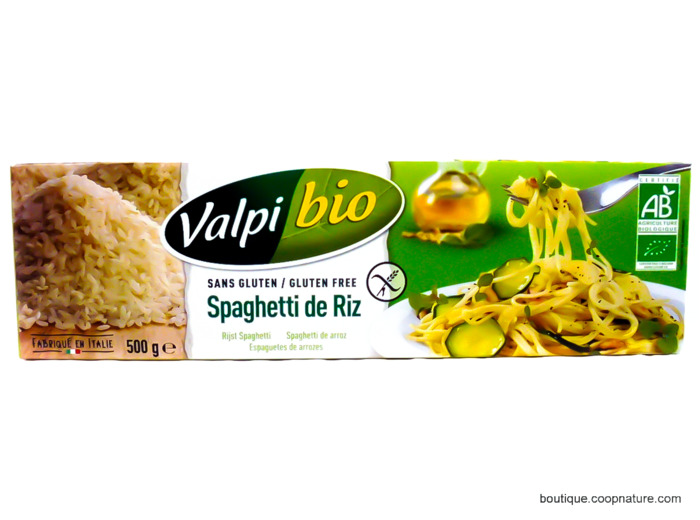 Spaghettis de Riz Sans Gluten Bio 500g