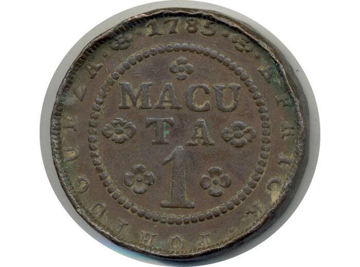 ANGOLA 1 MACUTA 1785 (coups tranche) TB (W20)