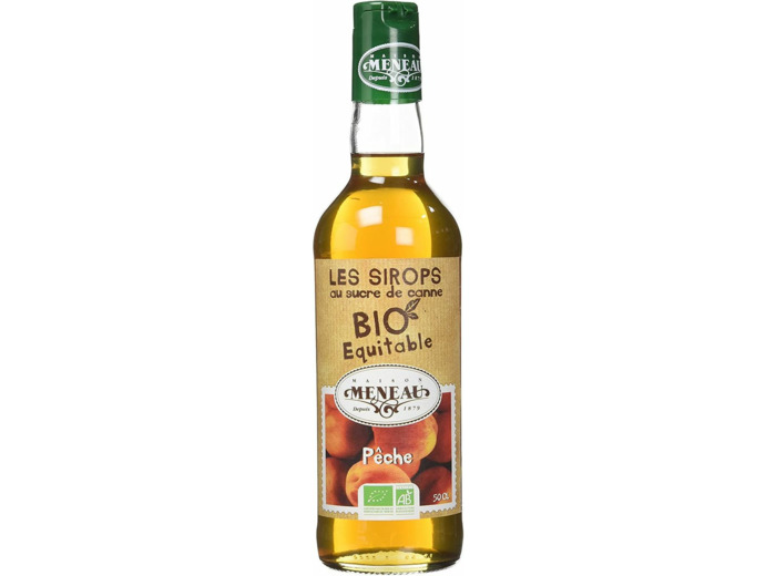 Sirop pêche 50cl SIROPS MENEAU