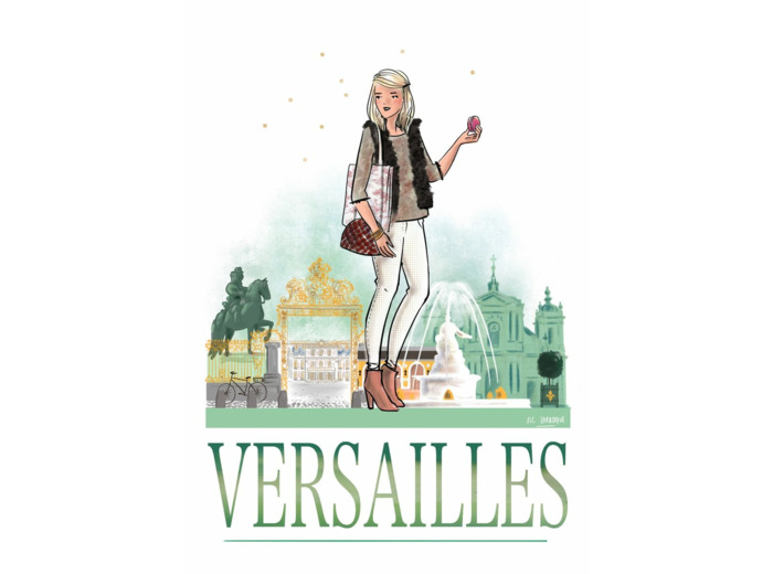 Versailles - affiche, carte