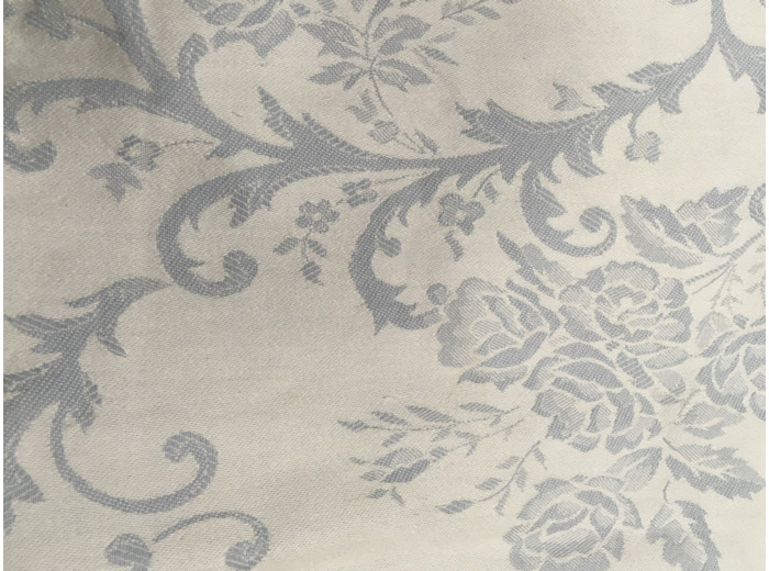 Toile coutil matelas et sommier fleurie 290 g/m² - 245 cm vezelay bleu