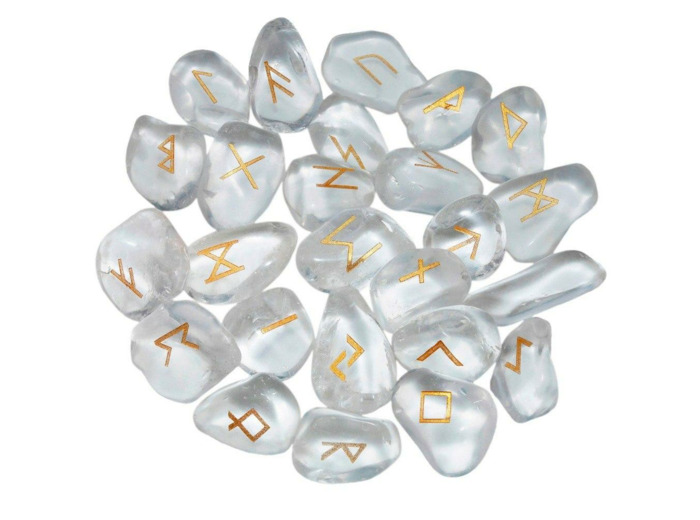 Runes en cristal de roche