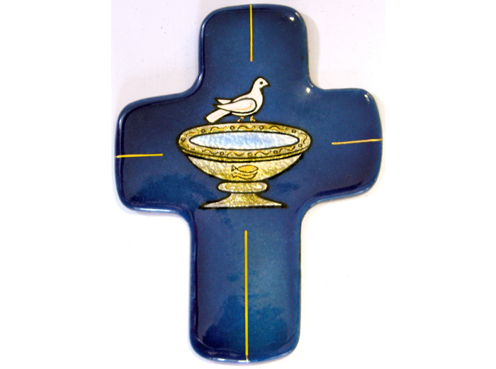 Baptistère de Ravenne 11,3X8,3cm - EMAUX DU LIBAN