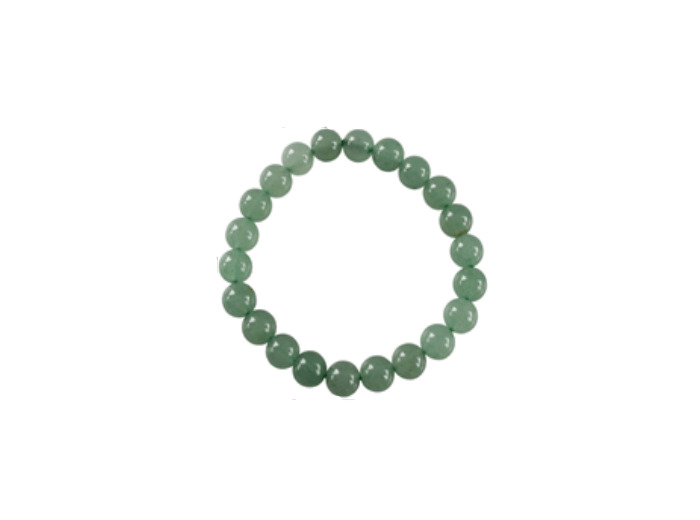 Bracelet en aventurine verte 8 mm