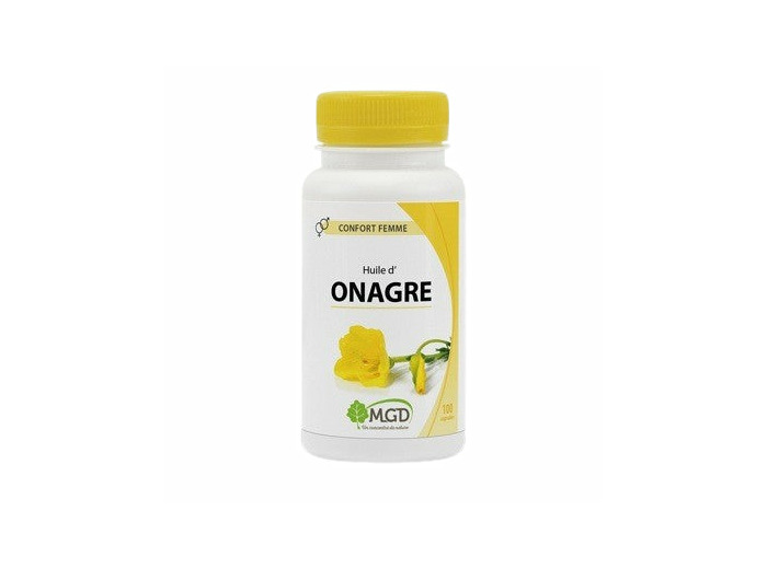 Huile d'Onagre Cycle Féminin-100 Capsules-MGD Nature